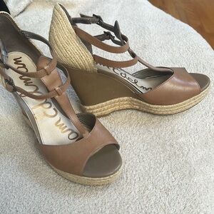 Sam Edelman Brown Wedges